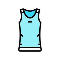 tank top kleding kleur icoon illustratie vector