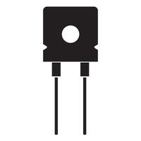 elektrisch diode icoon illustratie ontwerp vector
