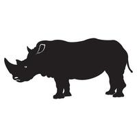 neushoorn icoon illustratie ontwerp sjabloon vector