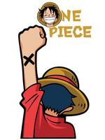 een stuk luffy geest vector