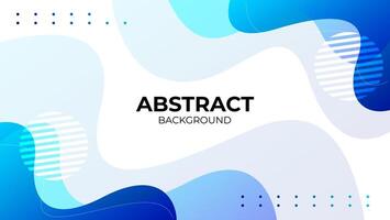 abstract blauw meetkundig achtergrond met vloeistof vorm voor presentatie, banier, web, affiche, behang, enz. vector