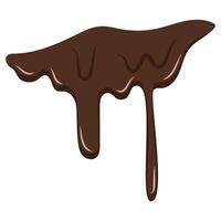 gesmolten chocola illustratie vector