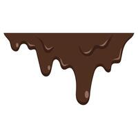 gesmolten chocola illustratie vector