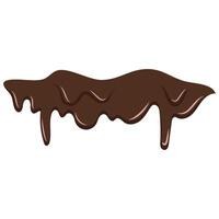 gesmolten chocola illustratie vector