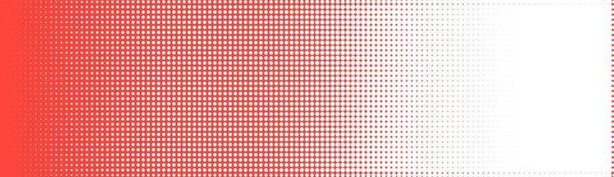 halftoon in abstracte stijl. geometrische retro banner vector textuur. moderne afdrukken. witte en rode achtergrond. lichteffect
