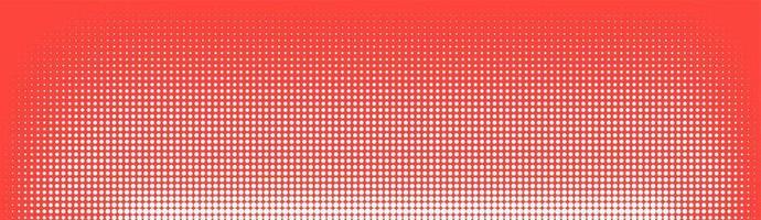 halftoon in abstracte stijl. geometrische retro banner vector textuur. moderne afdrukken. witte en rode achtergrond. lichteffect