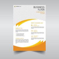 corporate flyer ontwerpsjabloon vector