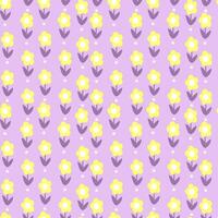 naadloos patroon van bloemen. vlak illustratie vector