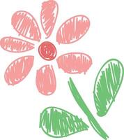 bloem icoon kleuterschool illustratie vector