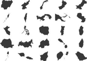 wereld kaarten icoon pictogram symbool zichtbaar illustratie reeks vector