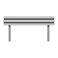 brug bewaker rails tekenfilm illustratie vector