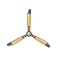 rotor propeller tekenfilm illustratie vector