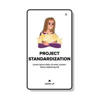 richtlijnen project standaardisatie vector