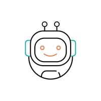 robotica technologie illustrtaion icoon ontwerp vector