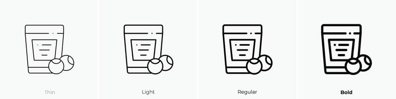 lupine icoon. dun, licht, regelmatig en stoutmoedig stijl ontwerp geïsoleerd Aan wit achtergrond vector