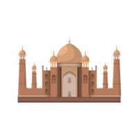 Taj Mahal in India vector