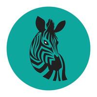 zebra dier illustratie, natuur behoud zwart en wit strepen illustratie vector