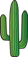 cactus in een glas fabriek illustratie vector