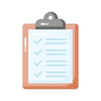 financieel checklist ontwerp in modieus stijl, bewerkbare icoon vector