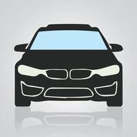 auto pictogrammen, wijnoogst auto's, uniek pictogrammen, en een auto logo met een zilver achtergrond, illustratie vector
