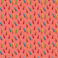 potlood kleur patroon illustratie met roze achtergrond vector