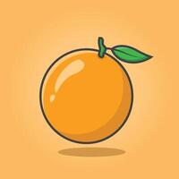 orang fruit. oranje illustratie ontwerp vector