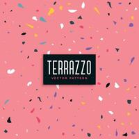 roze terrazzo patroon achtergrond ontwerp vector