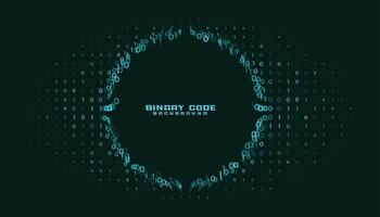 modern binair code tech concept achtergrond vector