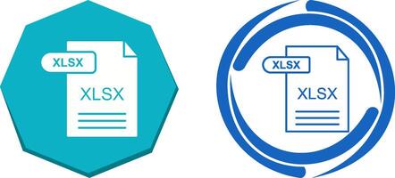 xlsx icoon ontwerp vector