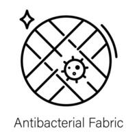modieus antibacteriële kleding stof vector
