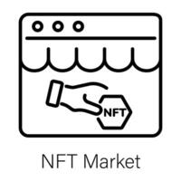 modieus nft markt vector