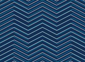 blauw chevrion sashiko patroon achtergrond in zigzag stijl vector