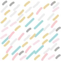 schattig hand- getrokken strepen patroon in pastel kleuren vector