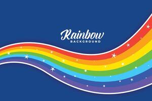 golvend kleurrijk regenboog achtergrond ontwerp vector