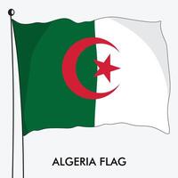 Algerije vlag reeks Algerije vlag reeks illustratie, Algerije vlag reeks afbeelding of Algerije vlag reeks beeld vector