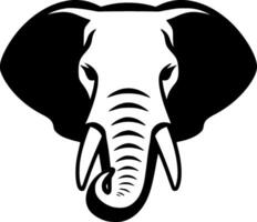 olifant, minimalistische en gemakkelijk silhouet - illustratie vector