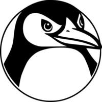 pinguïn - minimalistische en vlak logo - illustratie vector