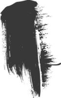 silhouet borstel beroerte zwart kleur enkel en alleen vector