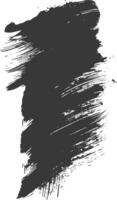 silhouet borstel beroerte zwart kleur enkel en alleen vector