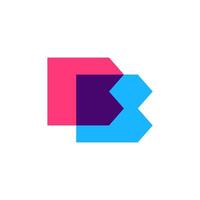eerste brief bb icoon symbool logo sjabloon vector