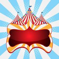 lege carnaval circus banner vector
