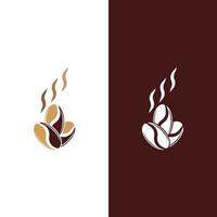 koffieboon pictogram vector