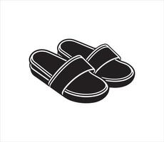 slippers icoon gemakkelijk van pantoffel pictogrammen voor web ontwerp Aan wit achtergrond vector