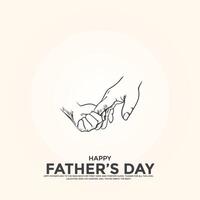 gelukkig vader dag creatief advertenties. gelukkig vader dag, , 3d illustratie vector