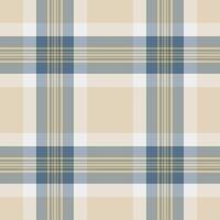 Kerstmis Schotse ruit plaid, de luxe controleren patroon textiel. eenvoud structuur achtergrond naadloos kleding stof in licht en grijs kleuren. vector