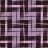 patroon textiel Schotse ruit van naadloos achtergrond met een kleding stof controleren plaid textuur. vector