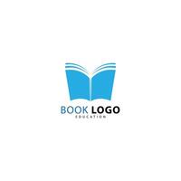 logo icoon boek onderwijs vector