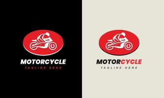 autosport logo sjabloon, perfect logo voor racing teams, motor, motorfiets gemeenschap, motorfiets logo concept vector