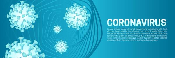 coronavirus covid-19 achtergrond illustratie met corona virus vector