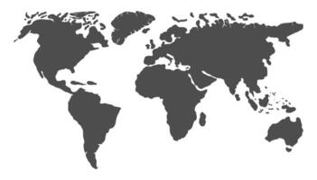 wereld kaart illustratie ontwerp vector